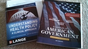 In March, I began to teach a 7 week political course for Wilmington University. I usually teach quite a few courses over the winter as a part-time adjunct. It's my way to stay involved in teaching but it takes up a lot of my spare time. I also developed a health care policy course online. I take the material from the text and convert it to an online format using Blackboard. Very time consuming and challenging. All of the courses I'm involved in are for the new Government & Public Policy undergraduate program at Wilmington University. My goal is to lighten my load in the future to "rearrange" my spare time priorities. 