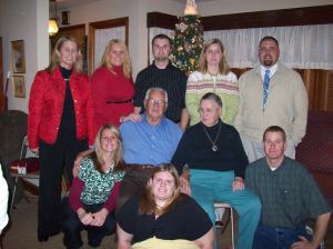 Dec. 2008. Our annual shot of all the grandkids.